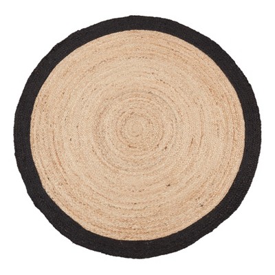 Saro Lifestyle Organic Jute Woven Floor Rug