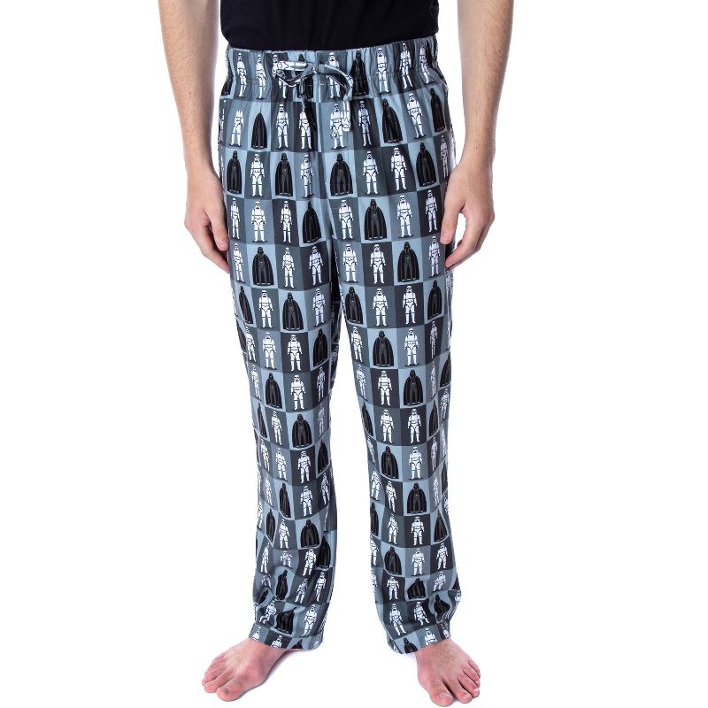 Star Wars Men's Darth Vader and Stormtrooper Sleepwear Lounge Pajama Pants Vader And Trooper, 1 of 6