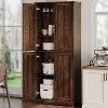 Acekool Tall Pantry Cabinet with Adjustable Shelves, 4-Door Storage Cabinet for Kitchen, Dining & Bathroom - 3 of 4