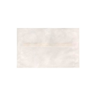 JAM Paper A10 Translucent Vellum Invitation Envelopes 6 x 9 1/2 White Cloud 41346I