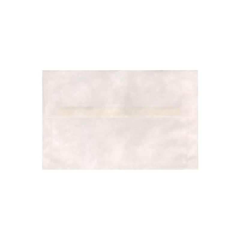 JAM Paper A10 Translucent Vellum Invitation Envelopes 6 x 9 1/2 White Cloud 41346I, 1 of 2