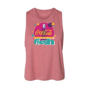 Women's - Coca-Cola - 90's Retro Graphic Racerback Tank - 1 of 2