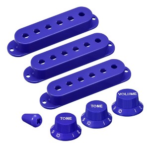 Unique Bargains Plastic Single Coil Switch Tip Pick-Up Covers Set - 1 of 4
