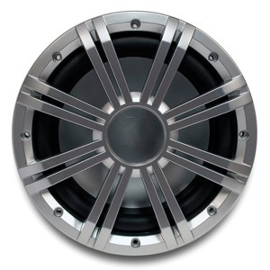 Kicker 10" 4-ohm Marine Free Air Subwoofer with included Silver Grille. - 1 of 4