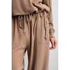 Women's Mineral Washed Brushed Hacci Joggers - Easel - 3 of 3