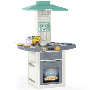 Dolu: Kitchen Set - Green-Yellow-Gray, 20pc Toy Cooking Center, Pretend Play - 1 of 4