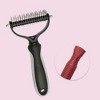 Unique Bargains Pets Grooming Supplies 6.69"x3.54" Gray 1 Pc - 3 of 4