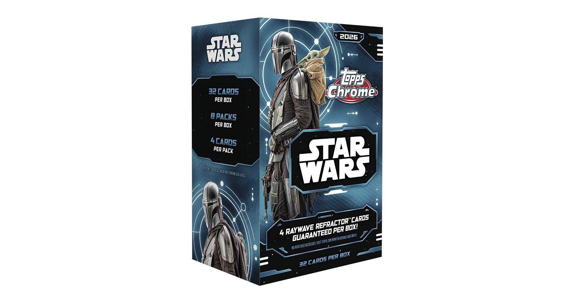 2026 Topps Chrome Star Wars Trading Card Value Box