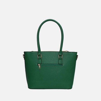 MKF Collection Vanessa Women's Fashion Tote & Wallet Set Handbag by Mia K - Green — фото 4