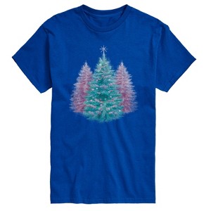 Men's - Instant Message - Christmas Tree Tonal Washed Short Sleeve Graphic T-Shirt - 1 of 4