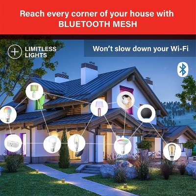 Multi-Color Dimmable LED Smart Bulbs with Voice Control