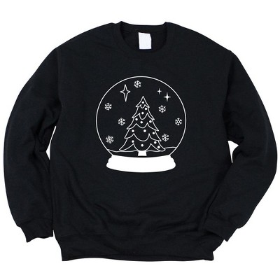 Simply Sage Market Women's Graphic Sweatshirt Christmas Snow Globe
