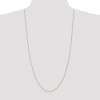 Black Bow Jewelry 1.1mm, 14k Yellow Gold, D/C Singapore Chain Necklace - 2 of 4