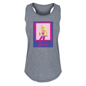 Women's - Barbie - Fitness Barbie Graphic Racerback Tank - 1 of 4