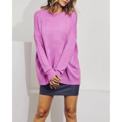 Women's BASIC SLOUCHY SWEATER - J.NNA
