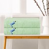 Unique Bargains Cotton Absorbent Quick Dry Lightweight Large Bath Towels 2 Packs - 3 of 4