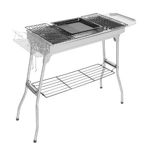 Karl Home 39 in. Stainless Steel Portable Charcoal Grill - 1 of 4