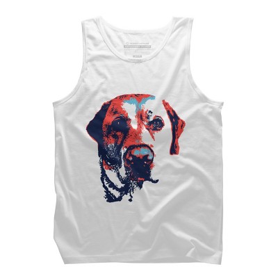 Men's Design By Humans Patriotic Labrador By Rmbuckeye Tank Top