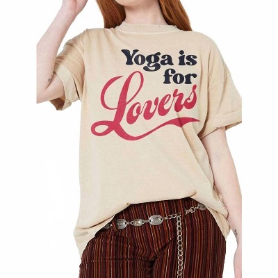 Women's Yoga Is For Lovers Bf Tee - Girl Dangerous