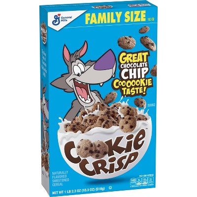 Cookie Crisp Cereal Family Size - 18.3oz - General Mills : Target