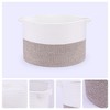 REGALWOVEN Woven Shelf Closet Storage Basket for Blankets Clothes Shoes with Handles - 3 of 4