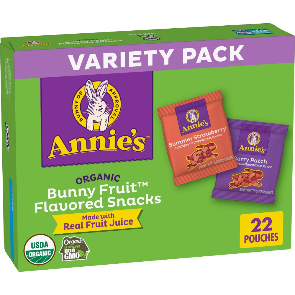 Annie's Bunny Fruit Flavored Snacks - 15.4oz/22ct