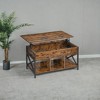 19.7 x 39.4 x (19.3-24.4) In Lift Top Coffee Table with Hidden Compartments and Storage Shelf, Lifting Top Accent Table for Living Room, Office - 3 of 4
