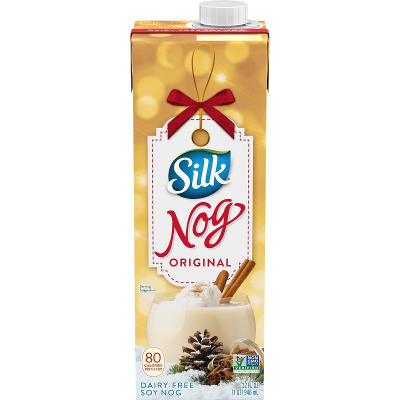Silk Original Dairy-Free Soy Holiday Nog  - 1qt, 5 of 9