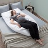 Bluestone Full Body Contour U Pillow - Great for Pregnancy - White - image 4 of 4