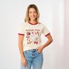 Simply Sage Market Women's Coquette Baseball Favorite Things Short Sleeve Ringer Tee - 2 of 4