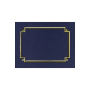 Great Papers Premium Textured Certificate Holder Navy 938903 - 1 of 4