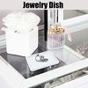 Aoibox Ceramic Soap Dish for Shower 2 Pack, Bar Soap Holder & Mini Palette for Watercolors, Elegant Bathroom & Kitchen Decor - 3 of 4