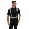 Canada Weather Gear Men’s High Visibility Safety Tee – Reflective Short Sleeve Work Shirt – Lightweight & Breathable - 4 of 4