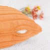 Unique Bargains Plush Faux Fur Throw Solid Striped Soft Sofa Living Room Pillow Covers 2 Pcs - 4 of 4