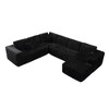 XIZZI Modular Sectional Sofa Couch, L/U-Shape Upholstered Couch, Modern Minimalist Couches for Living Room, Free Combination Deep Seat Corner Couch - 2 of 4