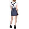 Allegra K Women's Printed Adjustable Straps Mini Chambray Pinafore Dress - 2 of 4