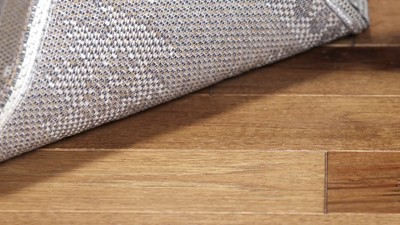 Augustine 4' x 6' Black Flat Woven Rectangular Area Rug