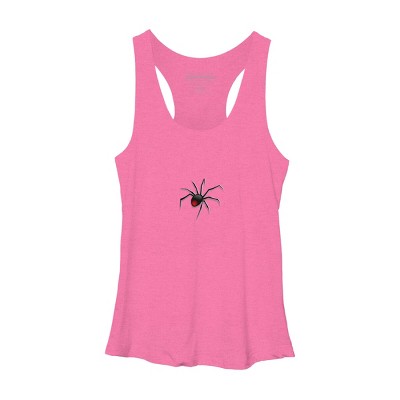 Women's Design By Humans Halloween spider tshirt By bambino Racerback Tank Top