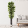 Pure Garden 6-Foot Tall Potted Artificial Bamboo Tree with Adjustable Leaves - 2 of 4