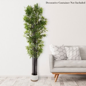 Pure Garden 6-Foot Tall Potted Artificial Bamboo Tree with Adjustable Leaves - 1 of 4