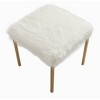 18" Square Metal Ottoman - WOVENBYRD - 4 of 4