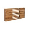HomeRoots 30" Brown Wall Mount Teak Rectangular Shower Bench - 4 of 4
