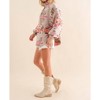 Women's Exclusive Aztec Western Pullover Jacket - Blue B - 2 of 3