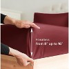 Premium Fitted Sheet Ultra Soft & Breathable - Deep Pocket for 8"-16" Mattresses - CGK Linens - 2 of 4