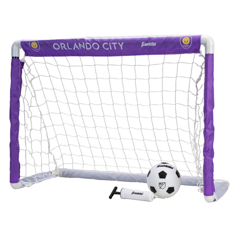 MLS Orlando City SC Size 1 Mini Soccer Goal Set, 1 of 6