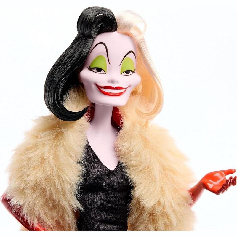 Mattel Disney Villains Evil Queen, Cruella de Vil & Yzma Fashion Dolls, 3-Pack, 3 of 7