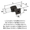Amerock Glacio Cabinet or Furniture Knob - Bar - 2 of 3