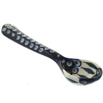 Blue Rose Polish Pottery 1760 Zaklady Tablespoon
