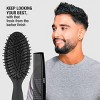 Conair for Men Black Cushion Hairbrush & Combo Set - 2ct - 3 of 4