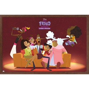 Trends International Disney The Proud Family Louder and Prouder - Family Framed Wall Poster Prints - 1 of 4